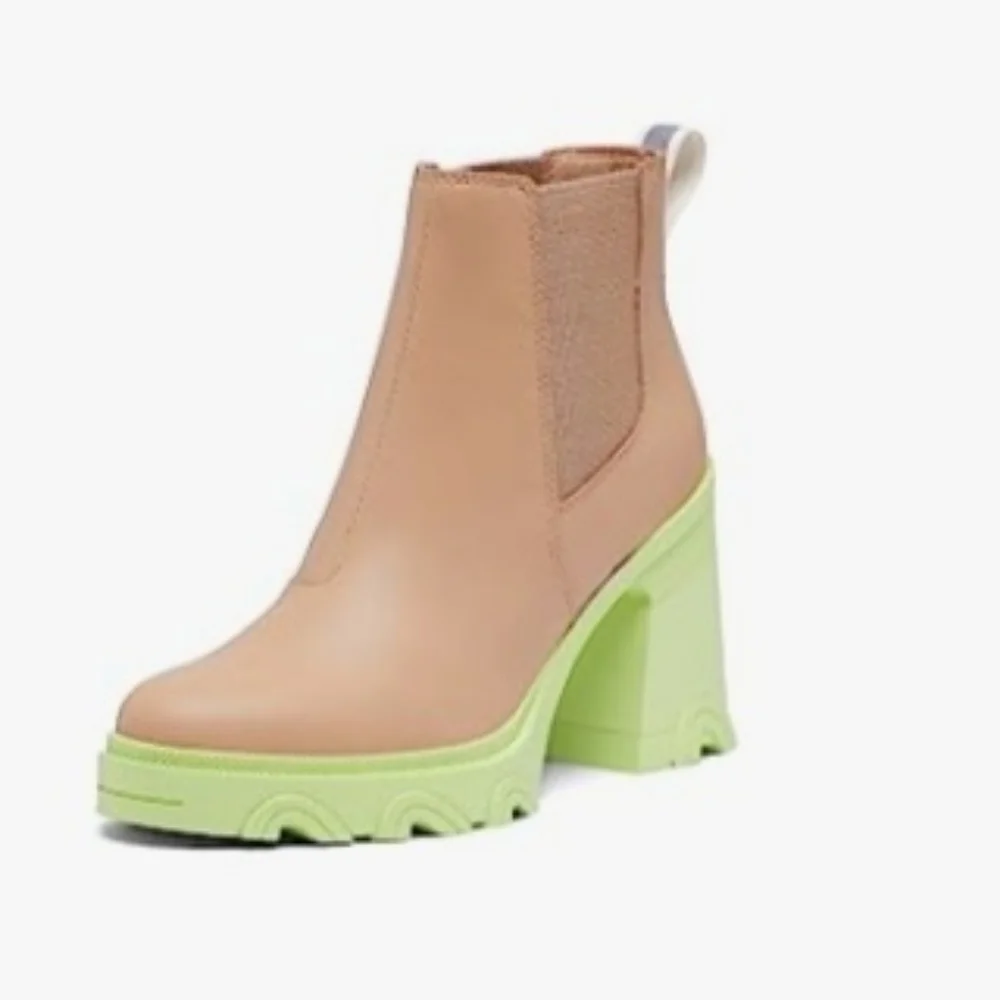 SOREL Chunky Brex Heel Chelsea Boots, Size 9 NWT - Picture 4 of 6